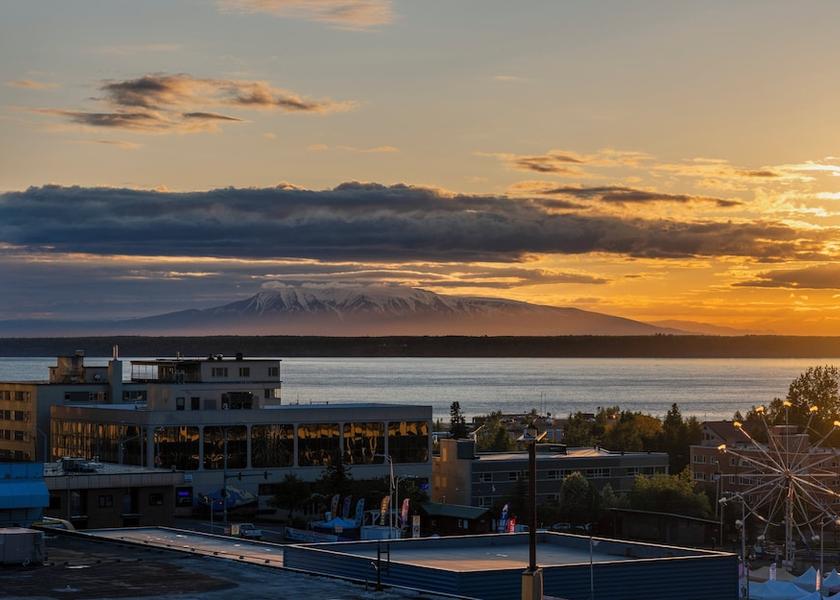 Alaska Anchorage City View from Property