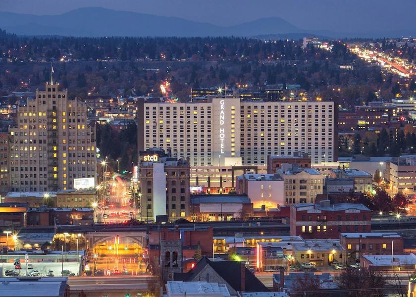 Washington Spokane View from Property