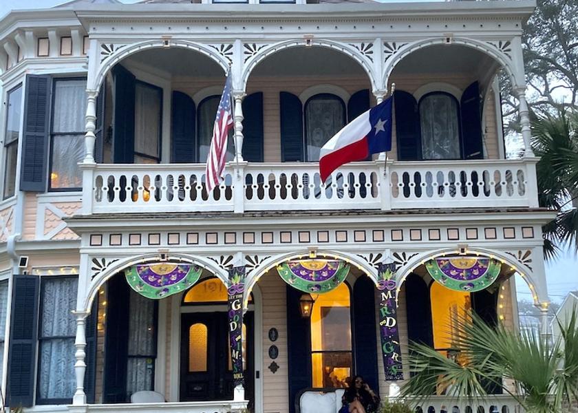 Texas Galveston Facade