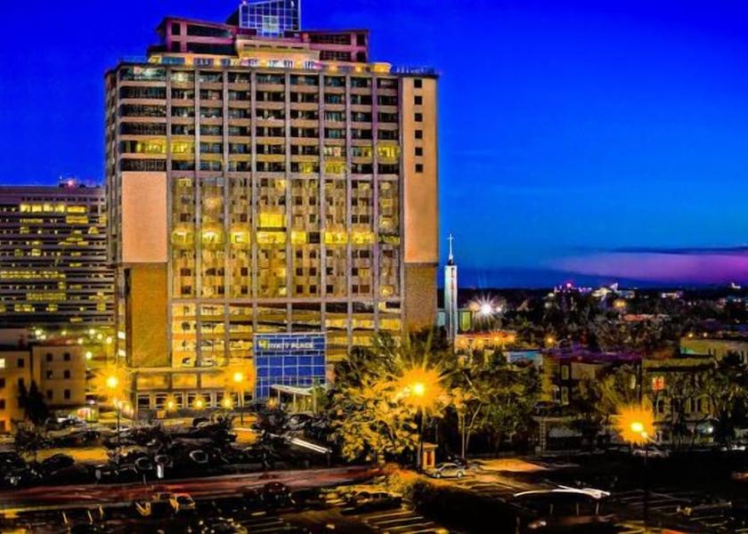 North Carolina Charlotte Front of property - evening/night