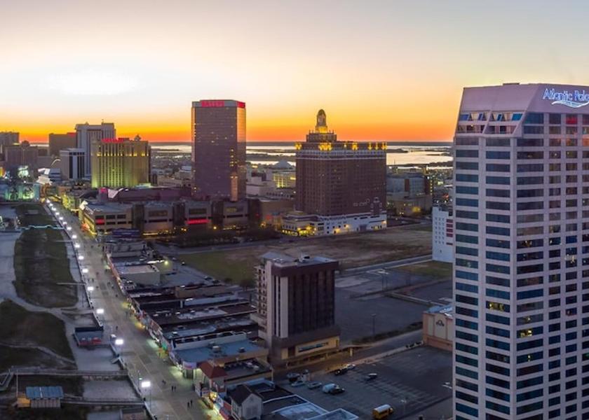New Jersey Atlantic City Aerial View