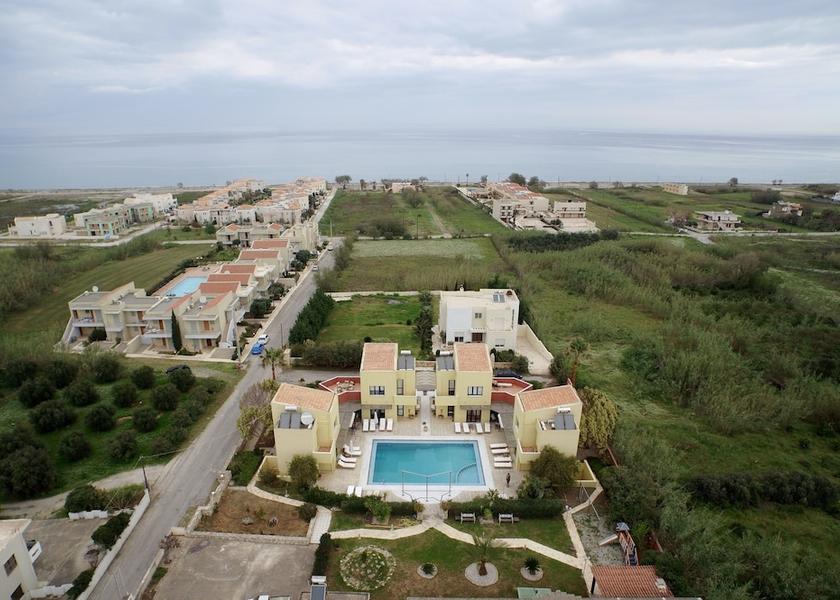 Crete Platanias Aerial View