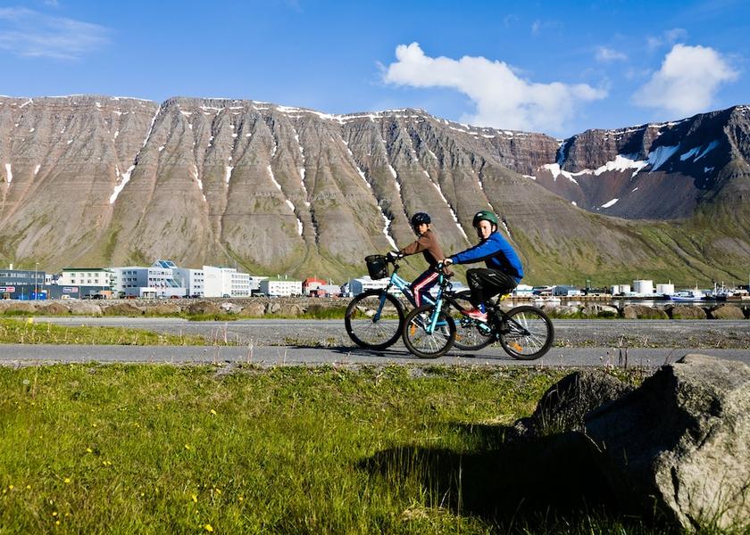 Westfjords Isafjordur Bicycling