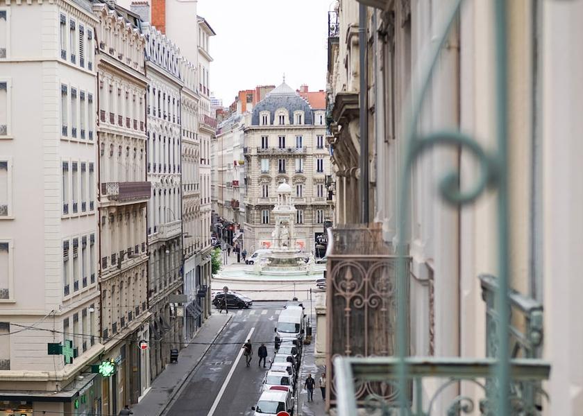 Auvergne-Rhone-Alpes Lyon City View from Property