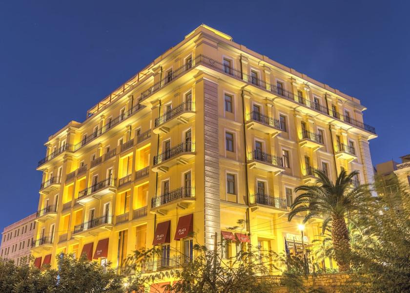 Crete Heraklion Front of property - evening/night