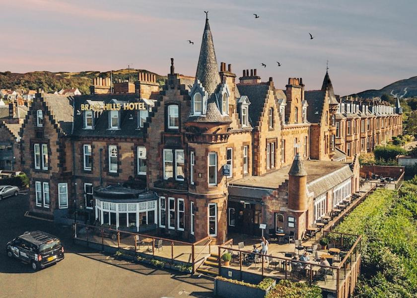 Scotland Edinburgh Aerial View