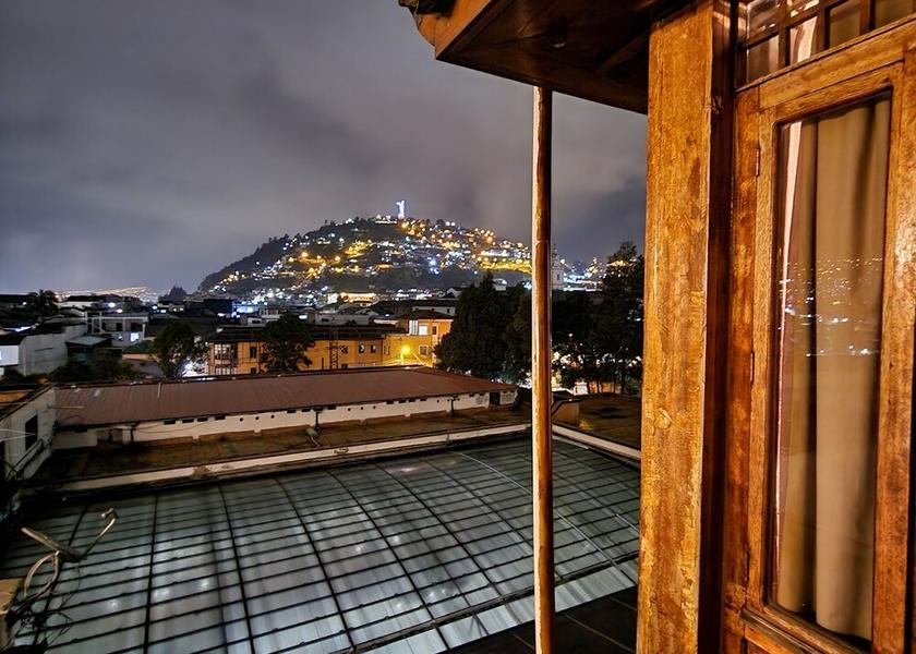 Pichincha Quito City view from property
