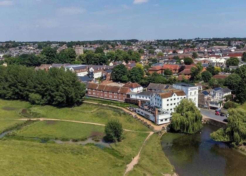 England Sudbury Aerial view
