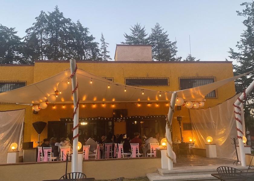 State of Mexico Tepotzotlán Outdoor wedding area