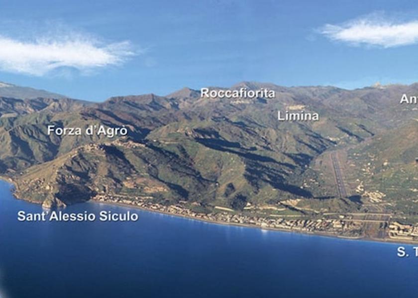 Sicily Santa Teresa di Riva Aerial View