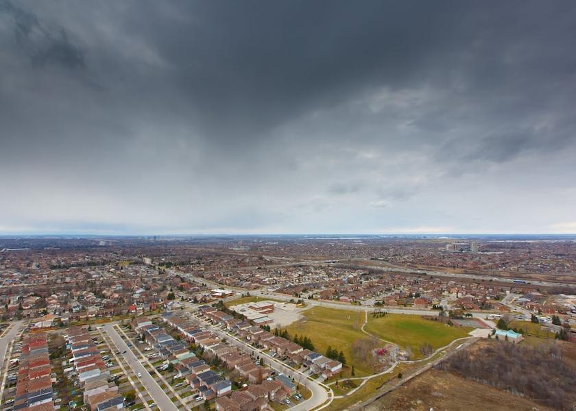 Ontario Mississauga City View from Property
