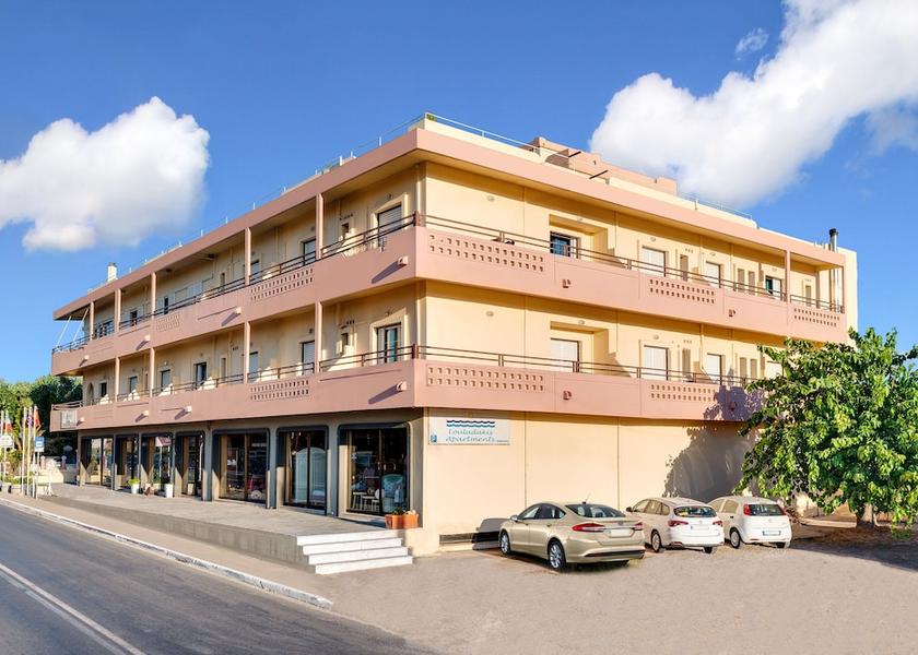 Crete Platanias Front of property