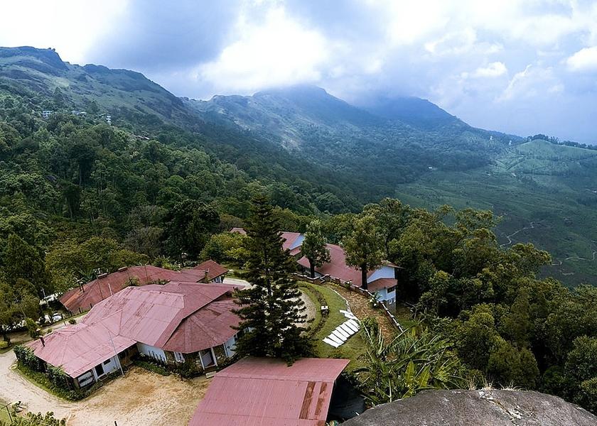 Kerala Munnar Aerial view