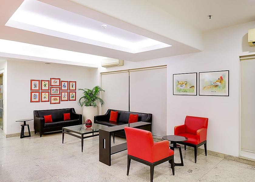 Delhi Delhi Lobby sitting area