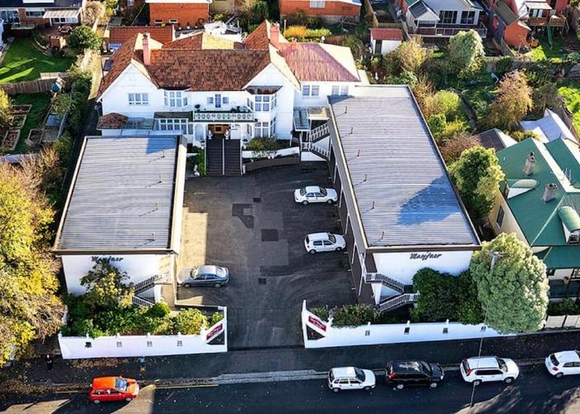 Tasmania Hobart Aerial view