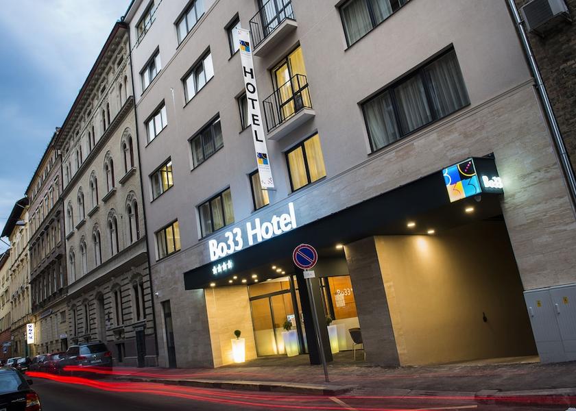  Budapest Front of property - evening/night