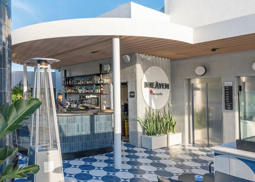 Canary Islands Santa Cruz de Tenerife Poolside bar