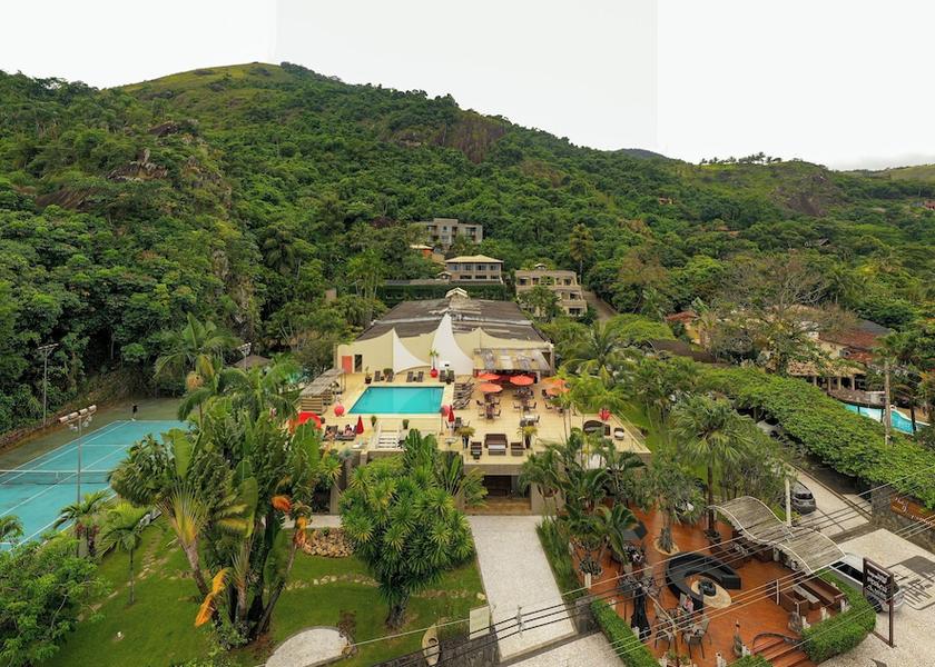 São Paulo State Ilhabela Front of property - evening/night
