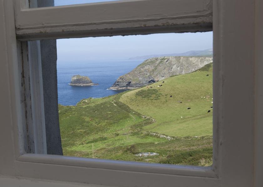 England Tintagel View From Room