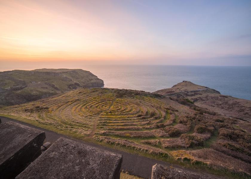England Tintagel View From Room