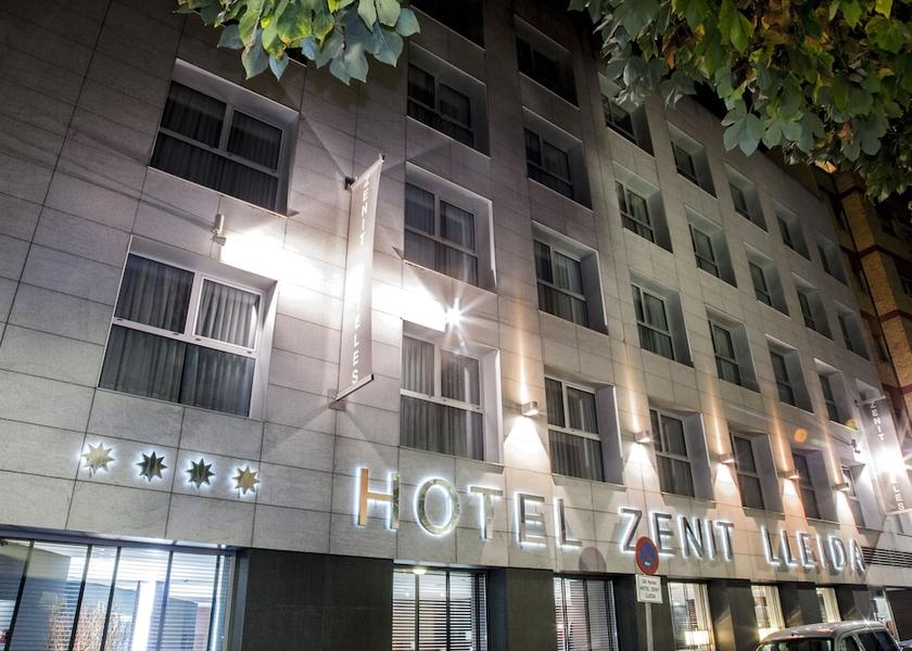 Catalonia Lleida Front of property - evening/night