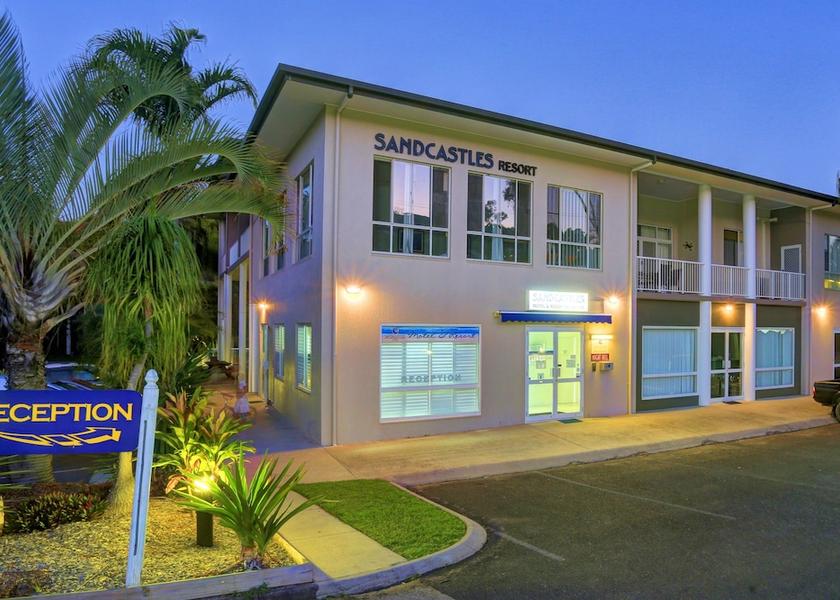 Gladstone Regional Agnes Water Front of property - evening/night