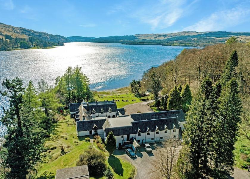Scotland Taynuilt Aerial view