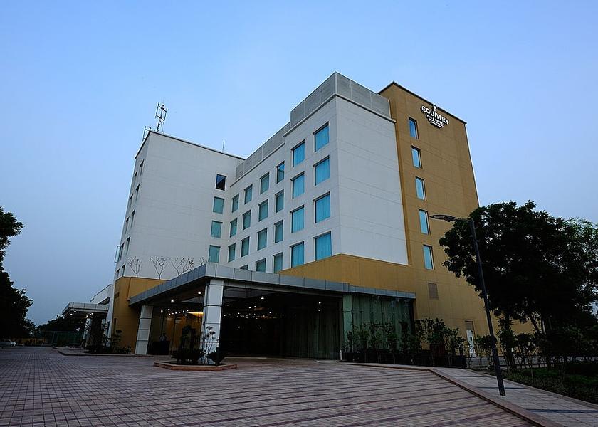 Haryana Gurugram Front of property - evening/night