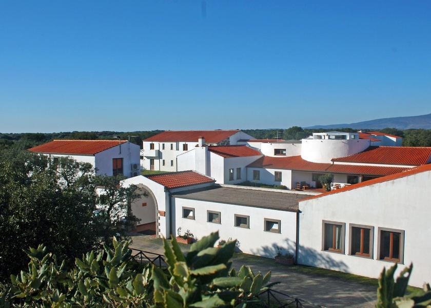 Sardinia Abbasanta Aerial View