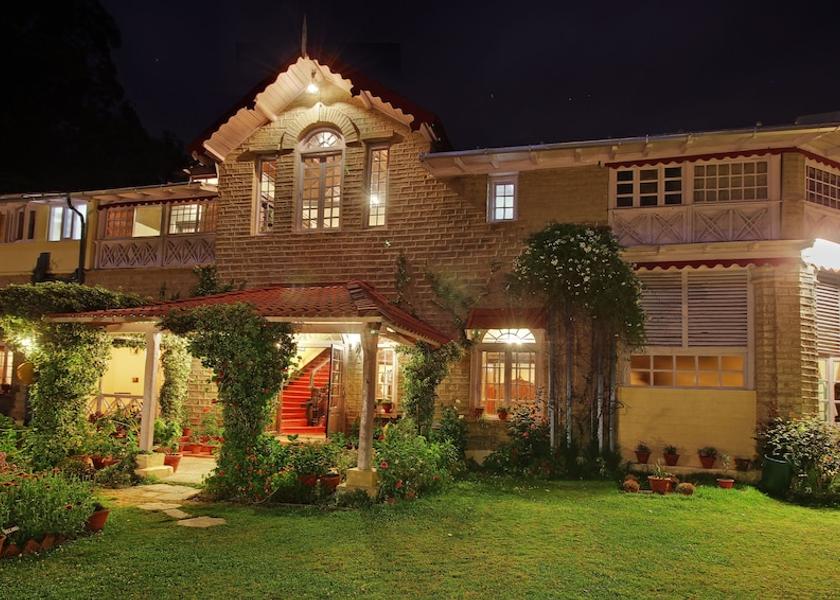 Uttarakhand Ranikhet Front of property - evening/night
