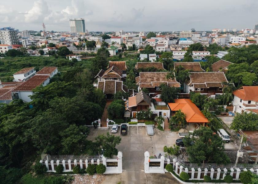 Vientiane Vientiane City view from property