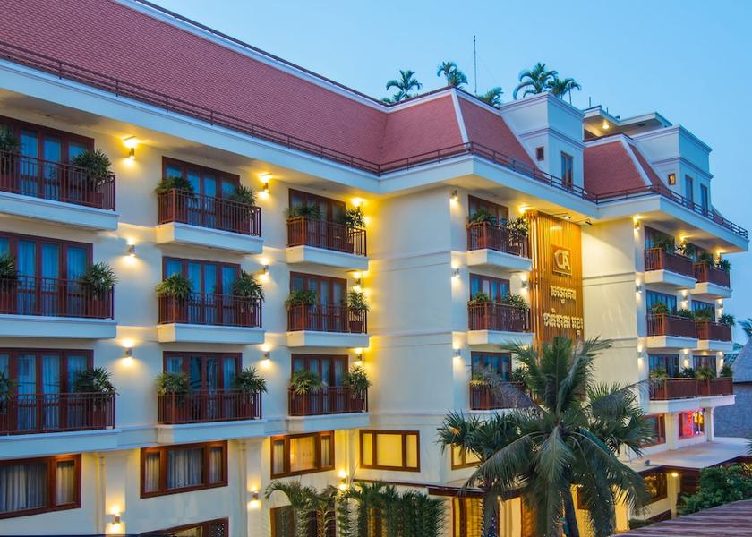 Front of property - evening/night