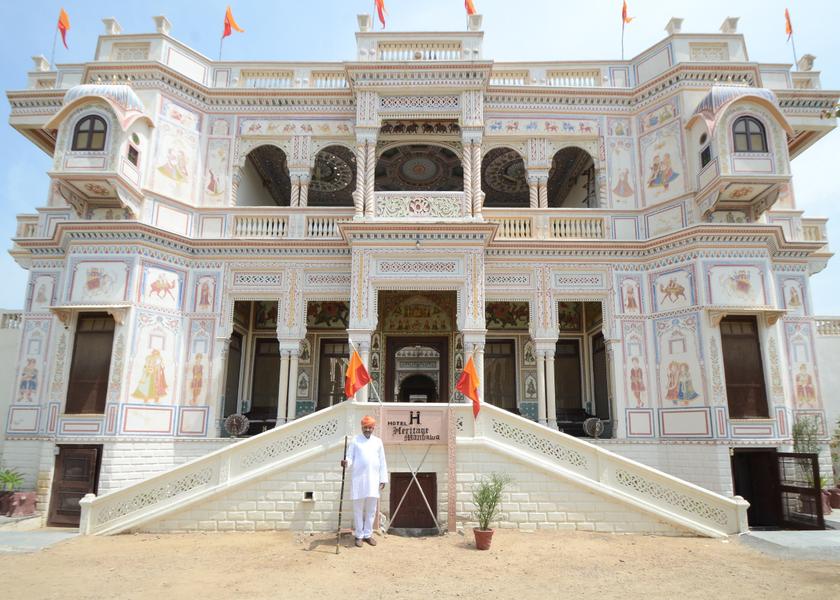 Rajasthan Mandawa Hotel Exterior