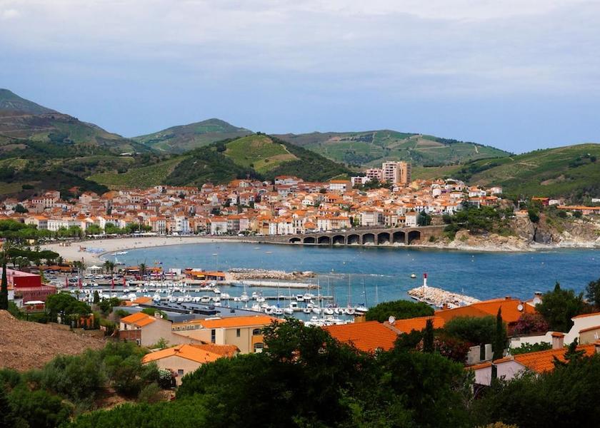 Occitanie Banyuls-sur-Mer Aerial View