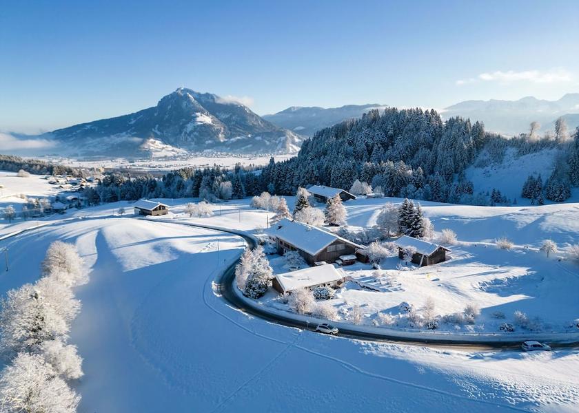 Bavaria Sonthofen Land view from property