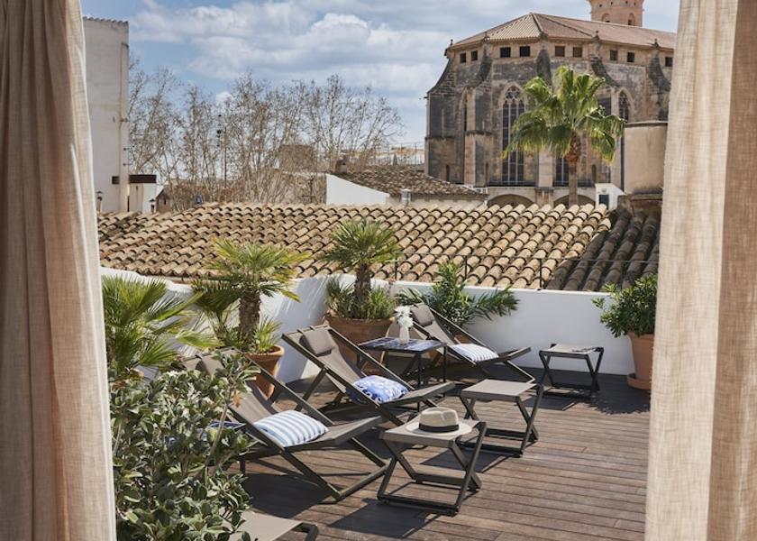 Balearic Islands Palma de Mallorca Rooftop terrace