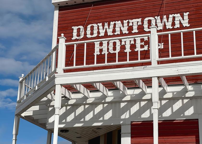 Yukon Dawson City Exterior detail