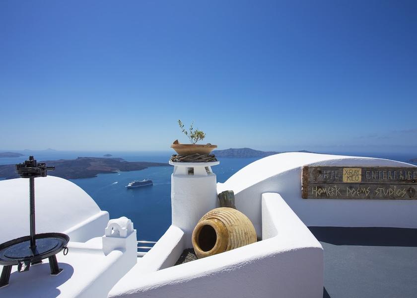 South Aegean Santorini Interior Entrance