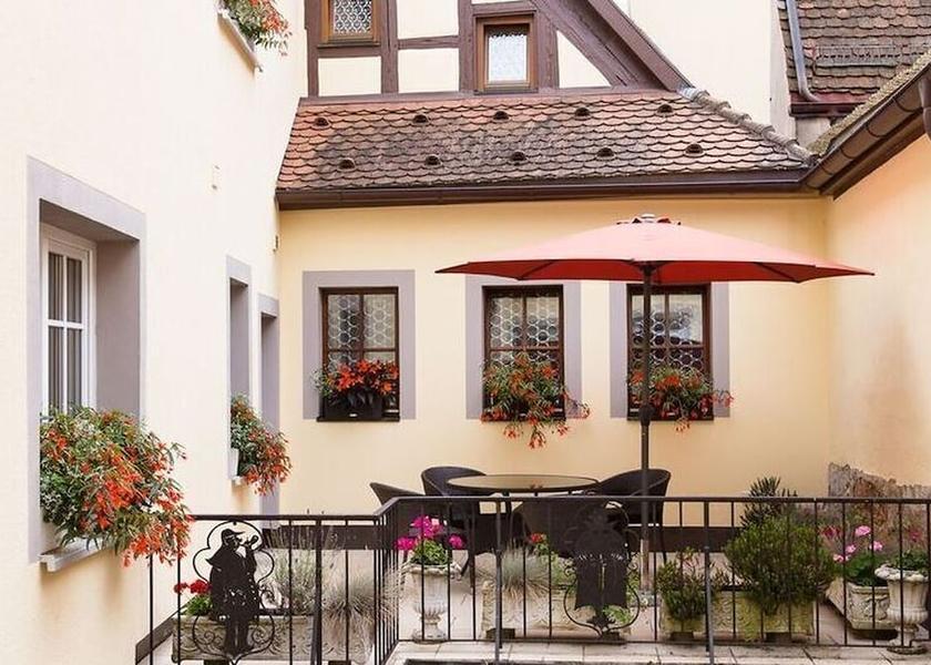 Bavaria Rothenburg ob der Tauber Terrace