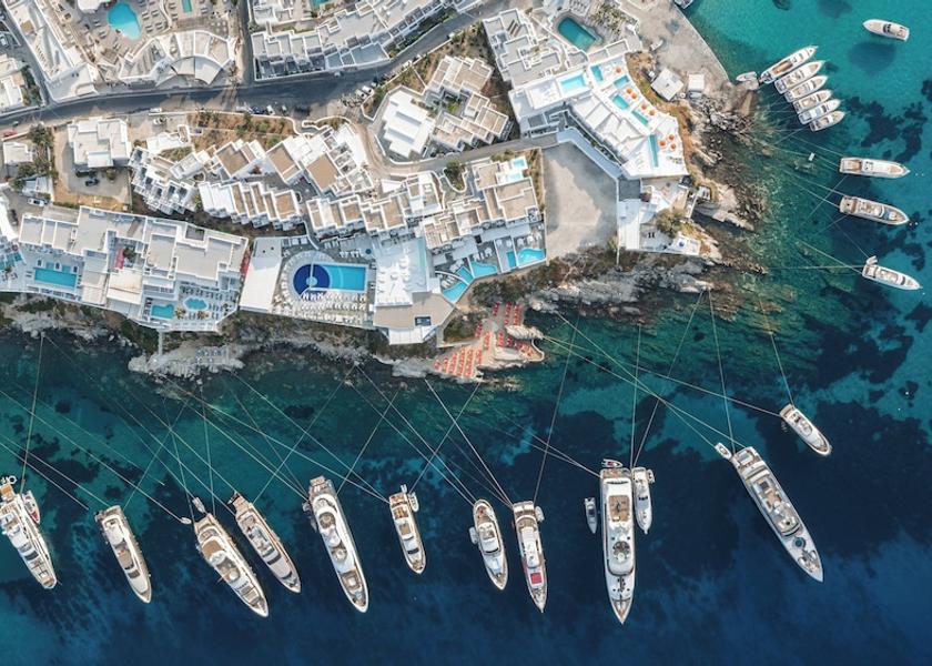 South Aegean Mykonos Aerial view