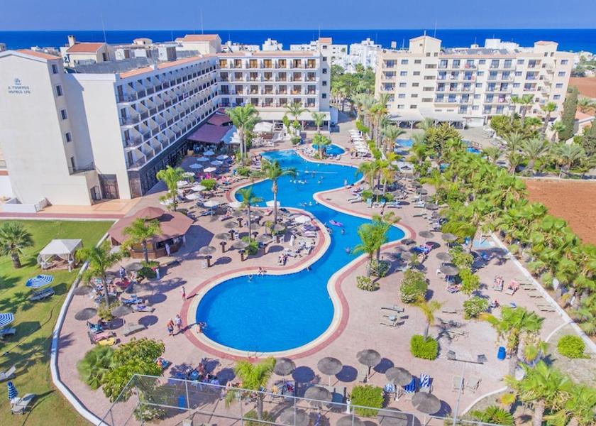 Larnaca District Paralimni Aerial View