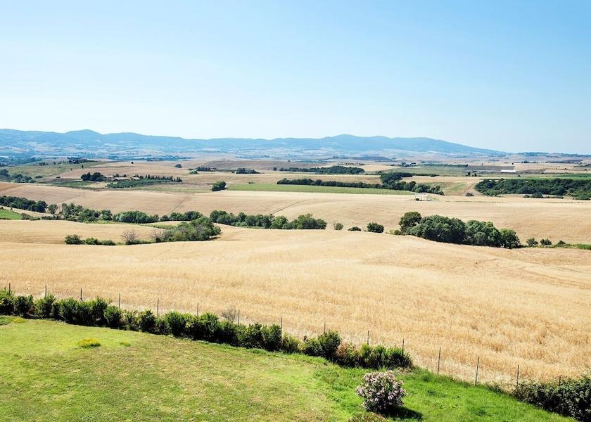 Tuscany Santa Luce Aerial View
