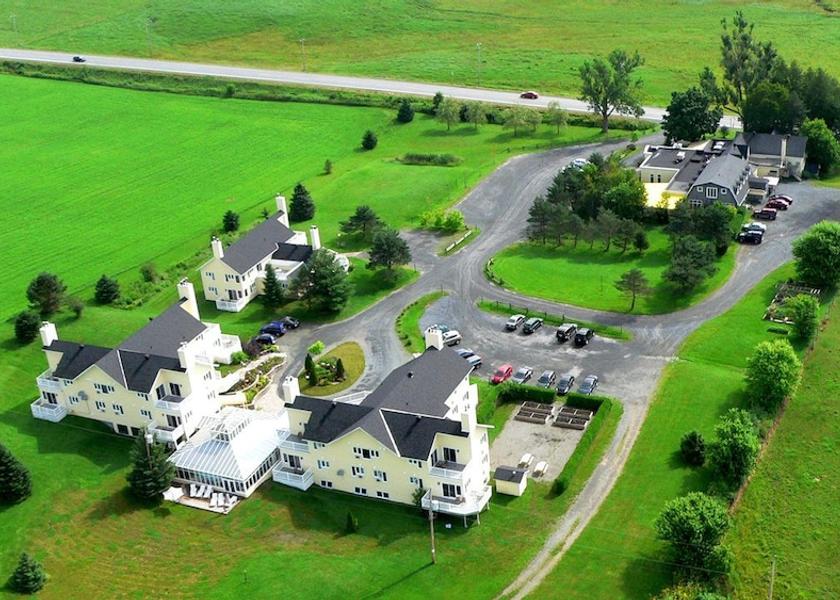 Quebec Lac-Brome Aerial view