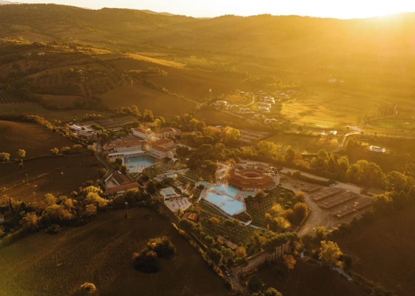 Tuscany Manciano Aerial View