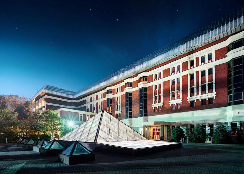  Almaty Front of property - evening/night