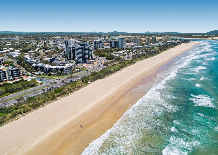 Queensland Sunshine Coast Aerial View
