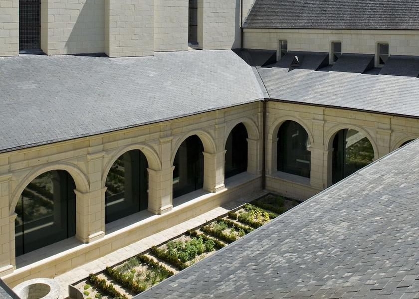 Pays de la Loire Fontevraud-l'Abbaye Courtyard