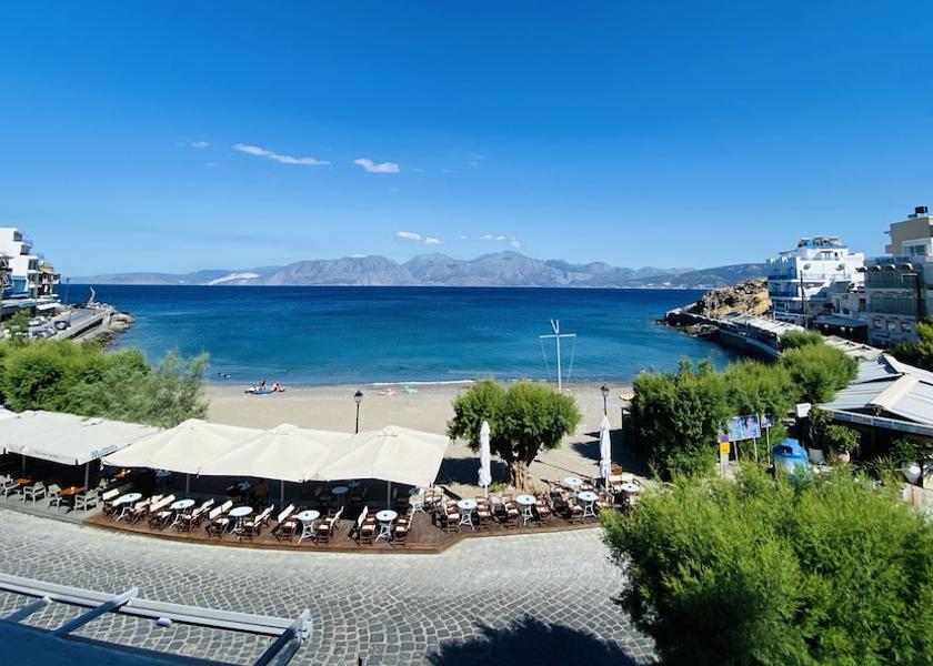 Crete Agios Nikolaos Aerial View