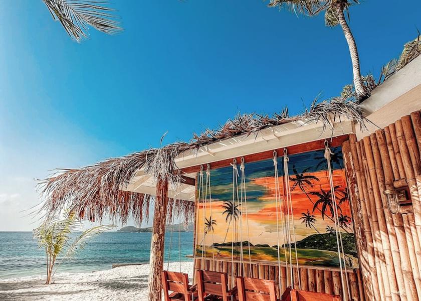 Grenadines Bequia Island Beach bar