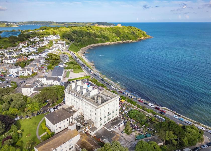 England Falmouth Aerial view